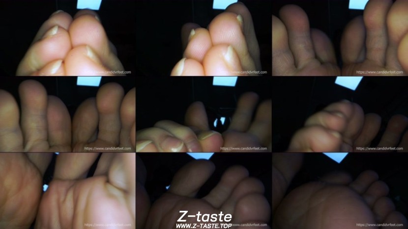 【CandidVRfeet】Smothered by Mirai's toes 4K