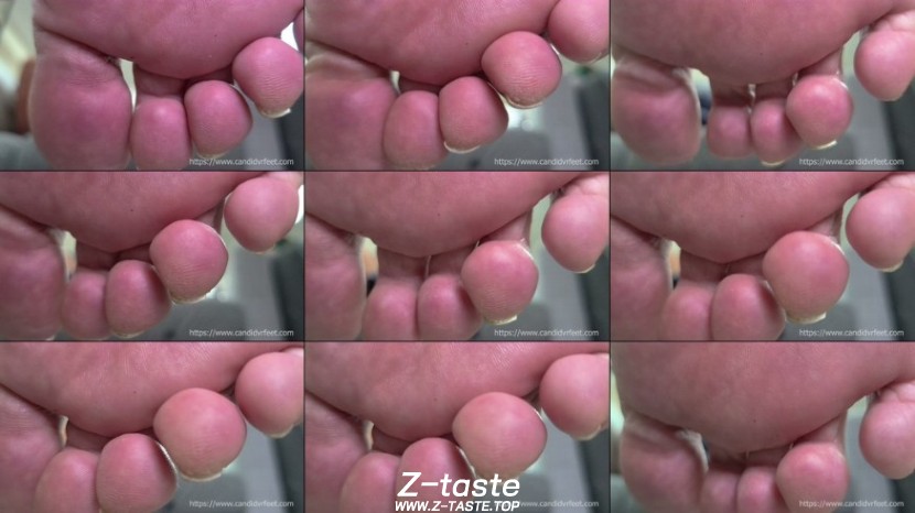 【CandidVRfeet】Hiding under Alicia's toes 4K