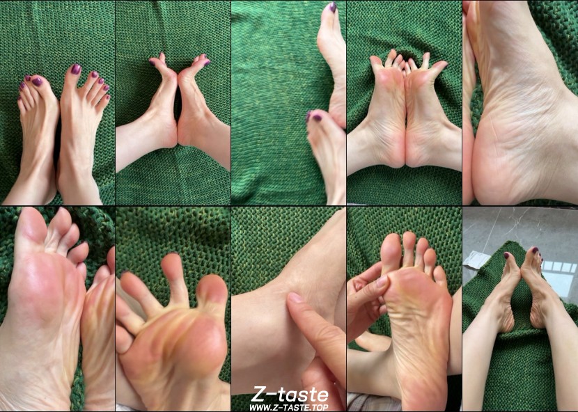 黄月亮花季-定制系列-第一视角近距离体验月亮的臭脚，纹路清晰（4K）